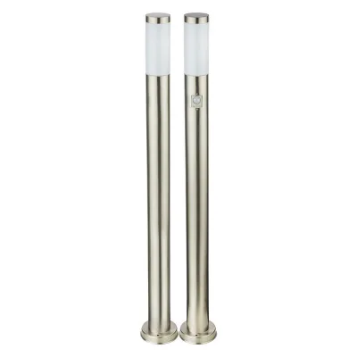 XXXLutz Wegeleuchte Silber 13x110x13 cm