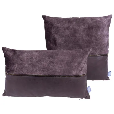 XXXLutz Zierkissenset Braun, Grau 30x45 cm