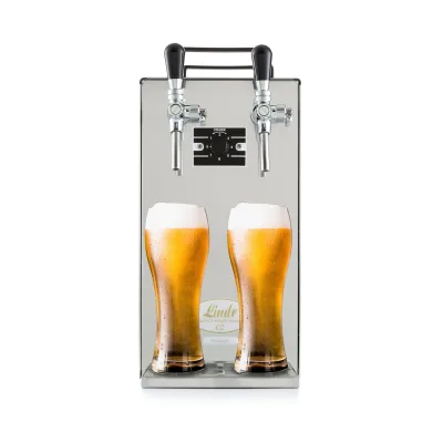 Zapfanlage - Kontakt 40 Bierzapfanlage 2-leitig Trockenkühler, Durchlaufkühler 50 Liter/h, Green Line
