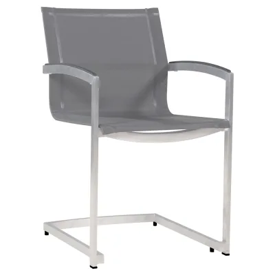 Zebra Freischwingsessel Setax Swing mit Aluminium-Armlehnen