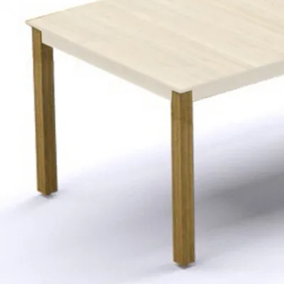 Zebra Tischgestell Derex Teak (Tischbeine) Recyceltes Teak