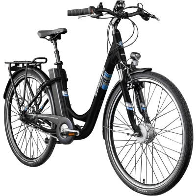 Zündapp Green 3.7 E Bike Damen 28 Zoll Pedelec 7 Gang Elektrofahrrad ab 150 cm Damenfahrrad retro Hollandrad mit Nabenschaltung
