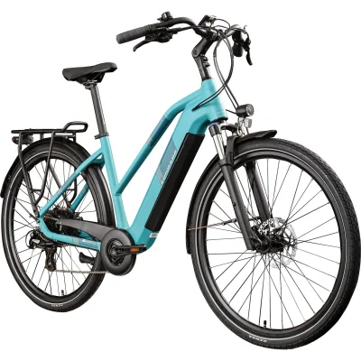 Zündapp Z810 E Bike Damen Trekkingrad ab 165 cm Elektrofahrrad 550 Wh Pedelec Trekking Rad Fahrrad mit 8 Gang und Beleuchtung StVZO