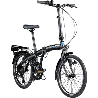Zündapp ZF20 Speed Folder 20 Zoll Klapprad Faltrad Stadtrad Fahrrad faltbar Klappfahrrad StVZO